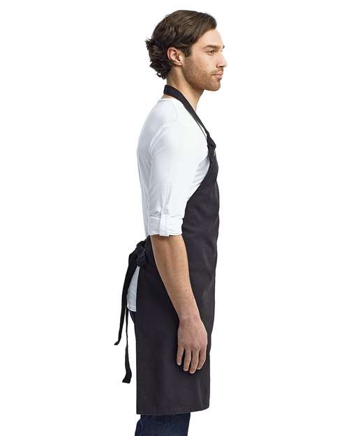 Artisan Collection by Reprime RP130 Calibre Heavy Cotton Canvas Bib Apron - Side view