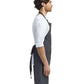 Artisan Collection by Reprime RP126 Jeans Stitch Denim Bib Apron - Side view