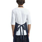 Artisan Collection by Reprime RP126 Jeans Stitch Denim Bib Apron - Back view