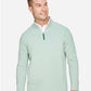 Devon & Jones DG480 Men's CrownLux Performance? Clubhouse Micro-Stripe Quarter-Zip Pullover - Front view