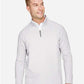 Devon & Jones DG480 Men's CrownLux Performance? Clubhouse Micro-Stripe Quarter-Zip Pullover - Front view