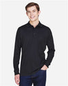 CORE365 88192P Men's Pinnacle Performance Long Sleeve Piqu·Polo with Pocket - Front view