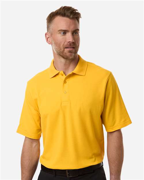 CORE365 CE106 Men's Resolve CVC Performance Pique Polo - Front view