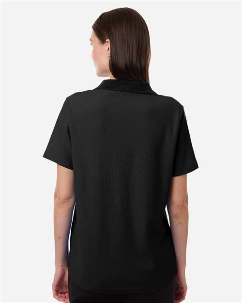 CORE365 CE106W Women's Resolve CVC Performance Pique Polo - Back view