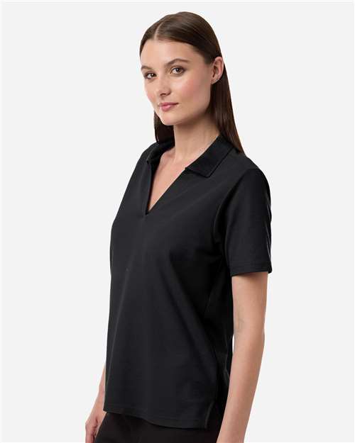 CORE365 CE106W Women's Resolve CVC Performance Pique Polo - Side view