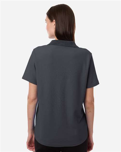 CORE365 CE106W Women's Resolve CVC Performance Pique Polo - Back view
