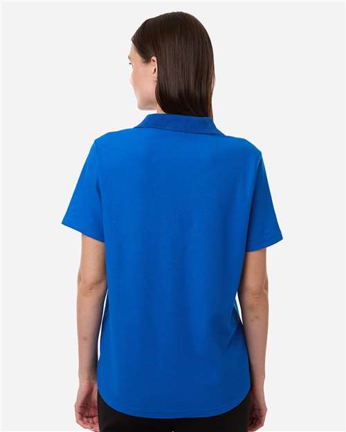 CORE365 CE106W Women's Resolve CVC Performance Pique Polo - Back view