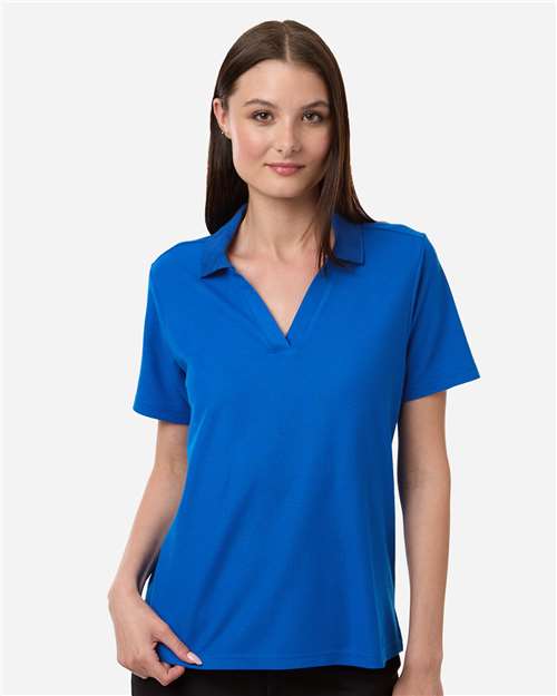 CORE365 CE106W Women's Resolve CVC Performance Pique Polo - Front view