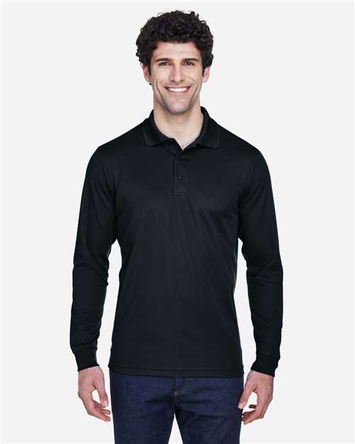 CORE365 88192 Men's Pinnacle Performance Long Sleeve Piqu·Polo - Front view
