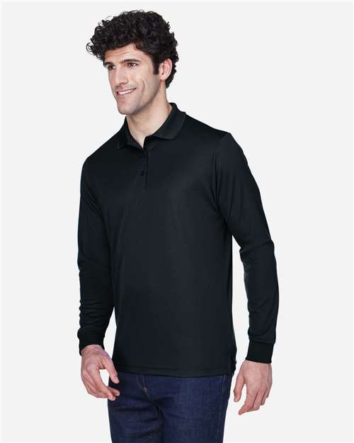 CORE365 88192 Men's Pinnacle Performance Long Sleeve Piqu·Polo - Side view