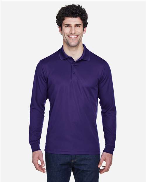 CORE365 88192 Men's Pinnacle Performance Long Sleeve Piqu·Polo - Front view