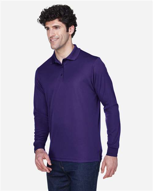 CORE365 88192 Men's Pinnacle Performance Long Sleeve Piqu·Polo - Side view