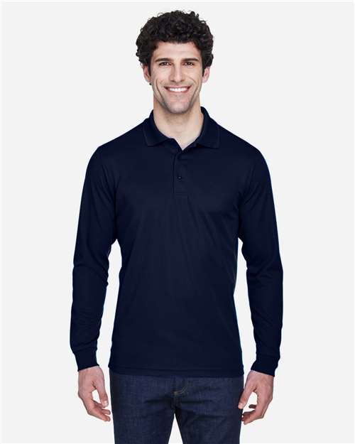 CORE365 88192 Men's Pinnacle Performance Long Sleeve Piqu·Polo - Front view