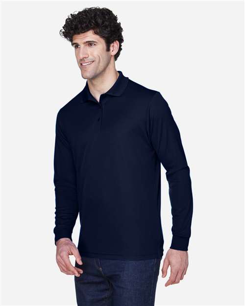 CORE365 88192 Men's Pinnacle Performance Long Sleeve Piqu·Polo - Side view
