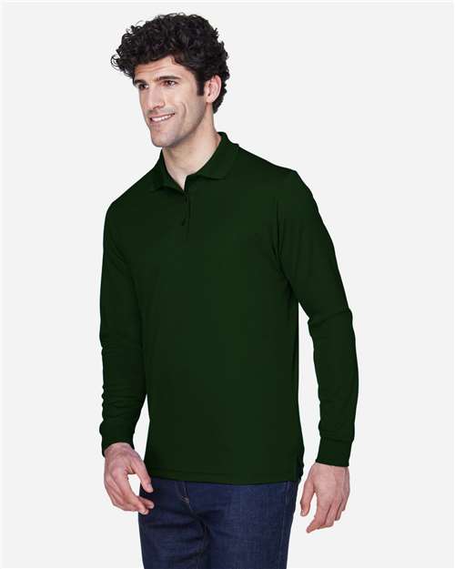 CORE365 88192 Men's Pinnacle Performance Long Sleeve Piqu·Polo - Side view