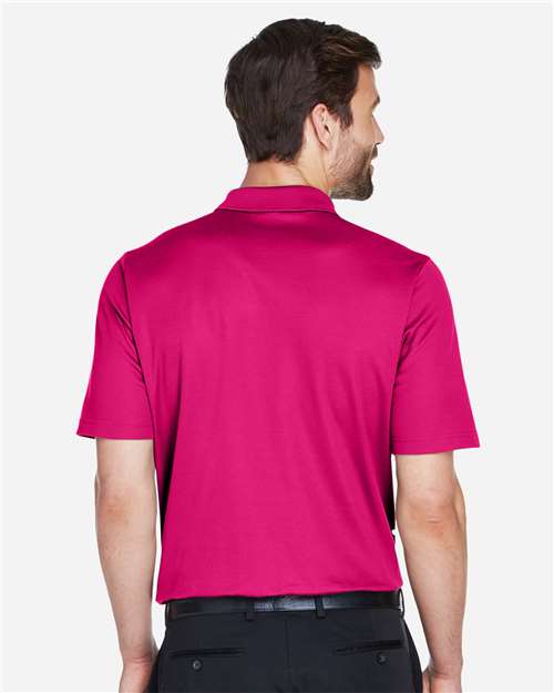 Devon & Jones DG20 Men's CrownLux Performance? Plaited Polo - Back view
