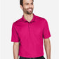Devon & Jones DG20 Men's CrownLux Performance? Plaited Polo - Front view