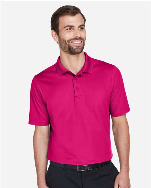 Devon & Jones DG20 Men's CrownLux Performance? Plaited Polo - Front view