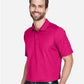 Devon & Jones DG20 Men's CrownLux Performance? Plaited Polo - Side view
