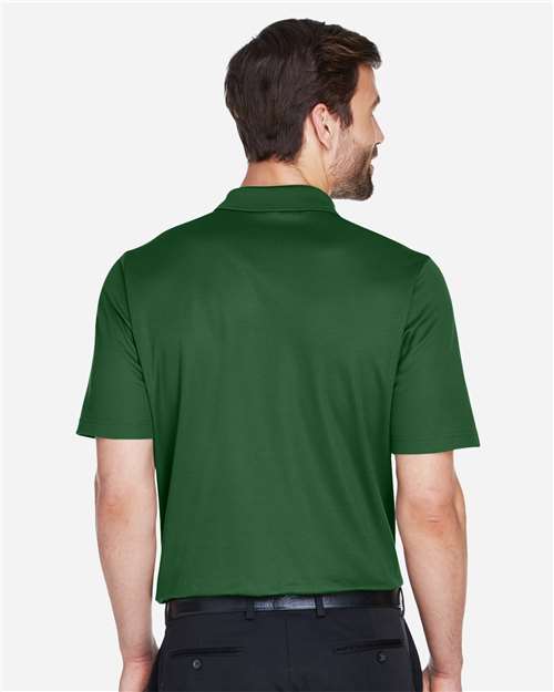 Devon & Jones DG20 Men's CrownLux Performance? Plaited Polo - Back view