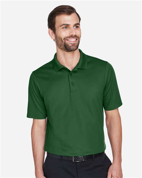 Devon & Jones DG20 Men's CrownLux Performance? Plaited Polo - Front view