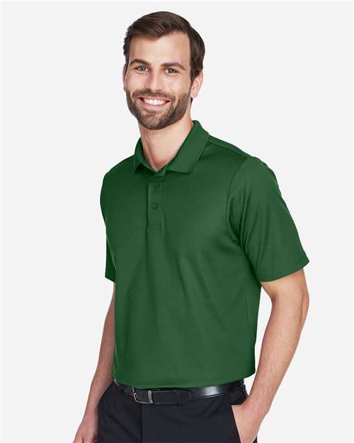 Devon & Jones DG20 Men's CrownLux Performance? Plaited Polo - Side view
