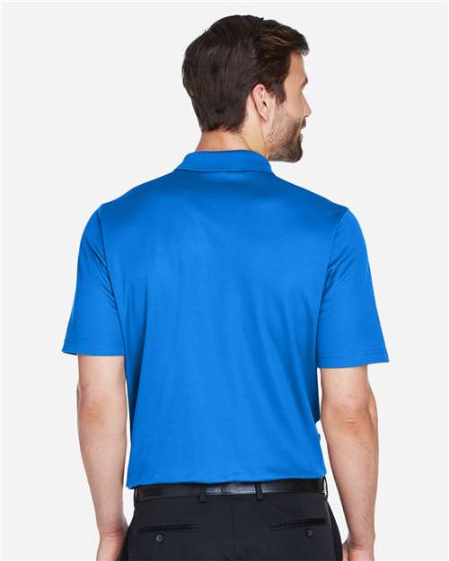 Devon & Jones DG20 Men's CrownLux Performance? Plaited Polo - Back view