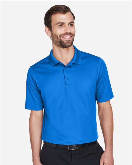 Devon & Jones DG20 Men's CrownLux Performance? Plaited Polo - Front view