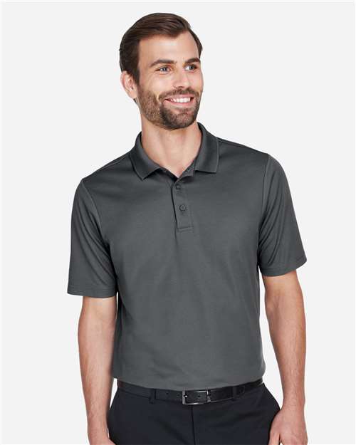 Devon & Jones DG20 Men's CrownLux Performance? Plaited Polo - Front view