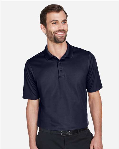 Devon & Jones DG20 Men's CrownLux Performance? Plaited Polo - Front view