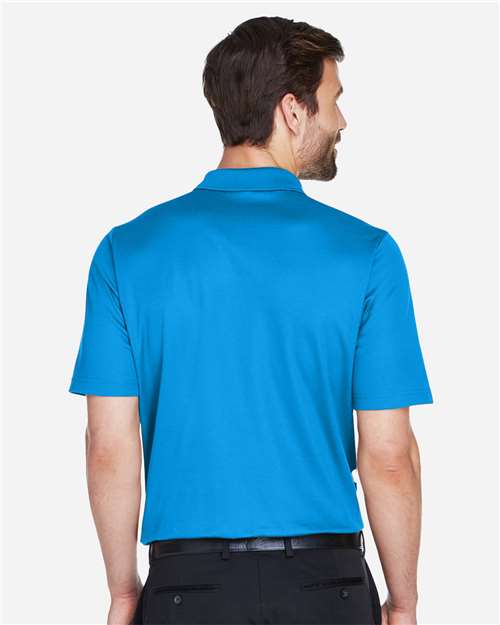 Devon & Jones DG20 Men's CrownLux Performance? Plaited Polo - Back view