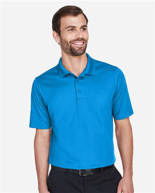 Devon & Jones DG20 Men's CrownLux Performance? Plaited Polo - Front view