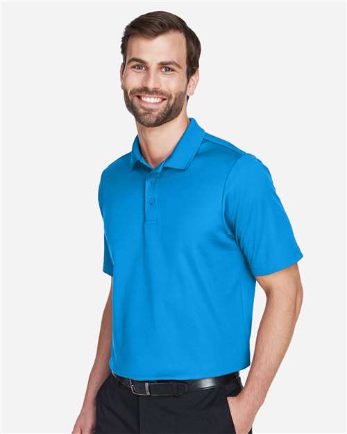 Devon & Jones DG20 Men's CrownLux Performance? Plaited Polo - Side view