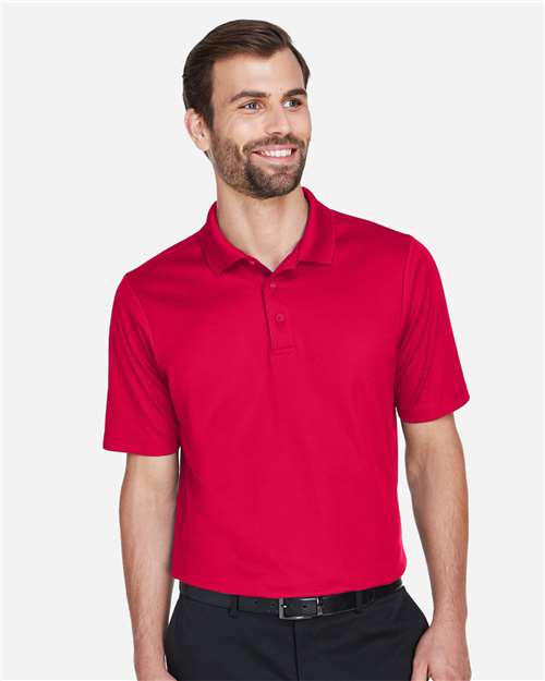 Devon & Jones DG20 Men's CrownLux Performance? Plaited Polo - Front view