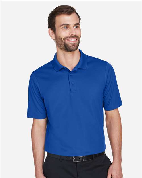 Devon & Jones DG20 Men's CrownLux Performance? Plaited Polo - Front view
