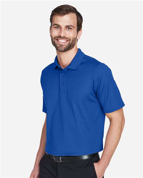 Devon & Jones DG20 Men's CrownLux Performance? Plaited Polo - Side view