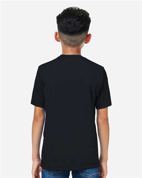 CORE365 CE10Y Youth Capital Performance T-Shirt - Back view