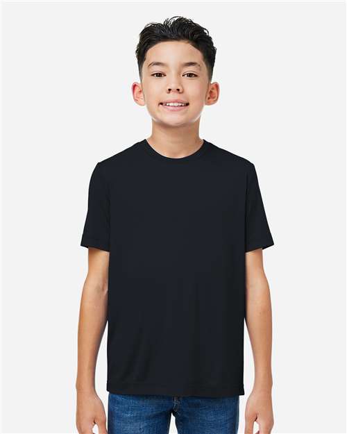 CORE365 CE10Y Youth Capital Performance T-Shirt - Front view