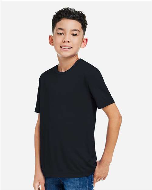 CORE365 CE10Y Youth Capital Performance T-Shirt - Side view