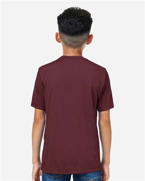 CORE365 CE10Y Youth Capital Performance T-Shirt - Back view