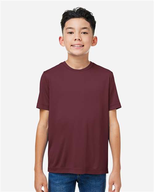 CORE365 CE10Y Youth Capital Performance T-Shirt - Front view