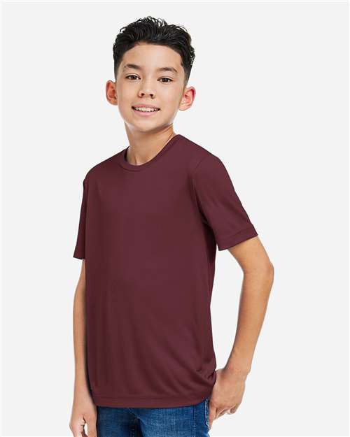 CORE365 CE10Y Youth Capital Performance T-Shirt - Side view