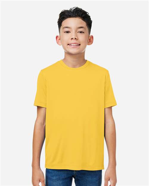 CORE365 CE10Y Youth Capital Performance T-Shirt - Front view