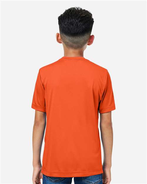 CORE365 CE10Y Youth Capital Performance T-Shirt - Back view