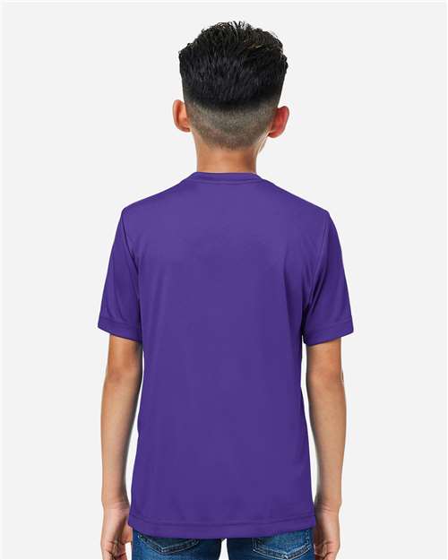 CORE365 CE10Y Youth Capital Performance T-Shirt - Back view