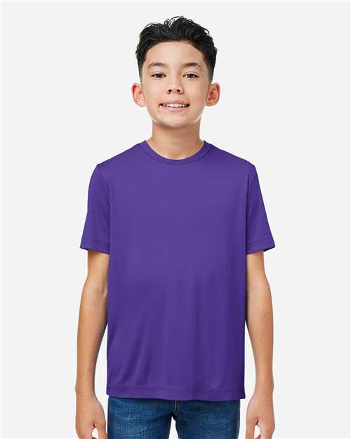 CORE365 CE10Y Youth Capital Performance T-Shirt - Front view