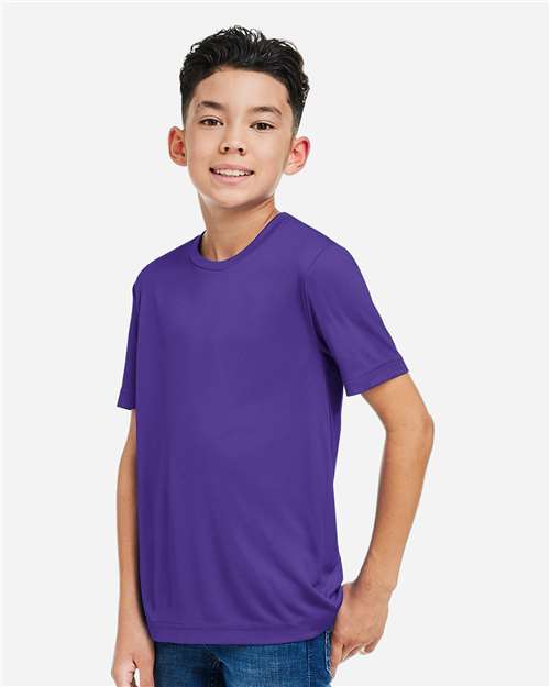 CORE365 CE10Y Youth Capital Performance T-Shirt - Side view