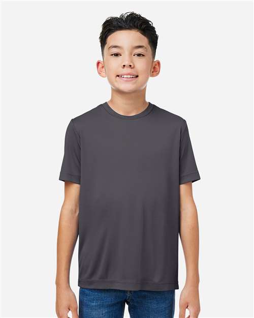 CORE365 CE10Y Youth Capital Performance T-Shirt - Front view