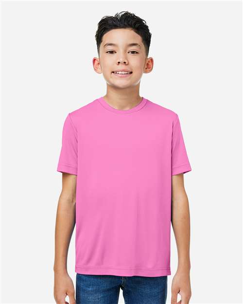 CORE365 CE10Y Youth Capital Performance T-Shirt - Front view