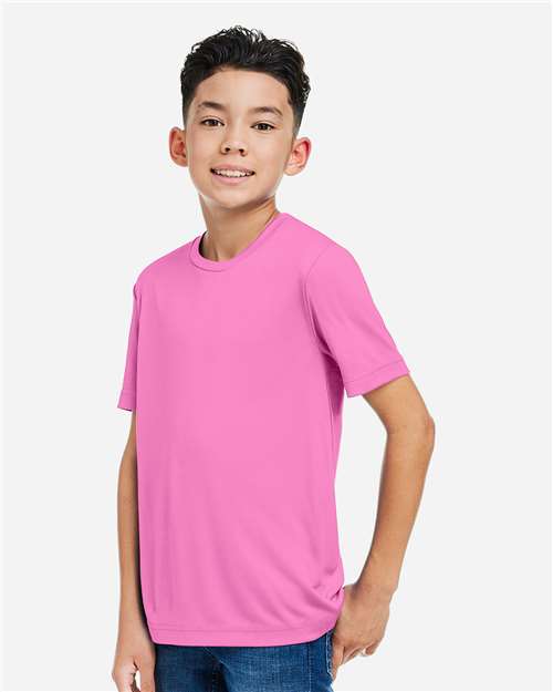 CORE365 CE10Y Youth Capital Performance T-Shirt - Side view